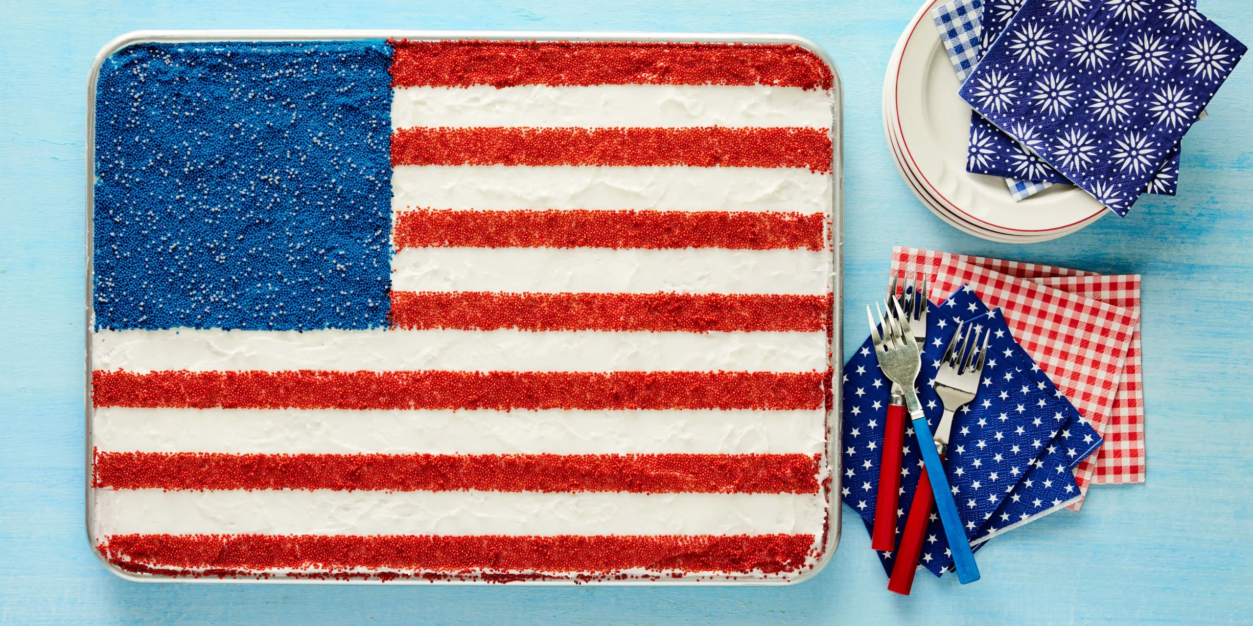 Pioneer Woman American Flag Cake