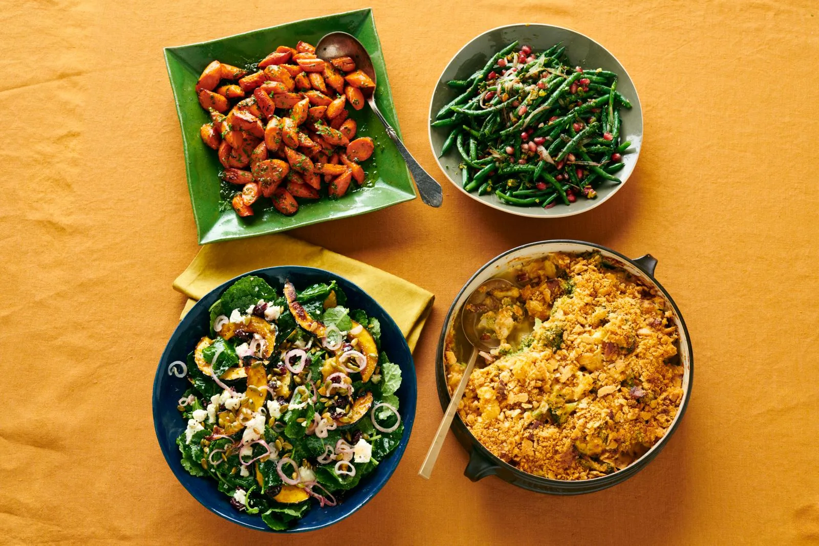 Pioneer Woman Baby Kale Salad with Acorn Squash