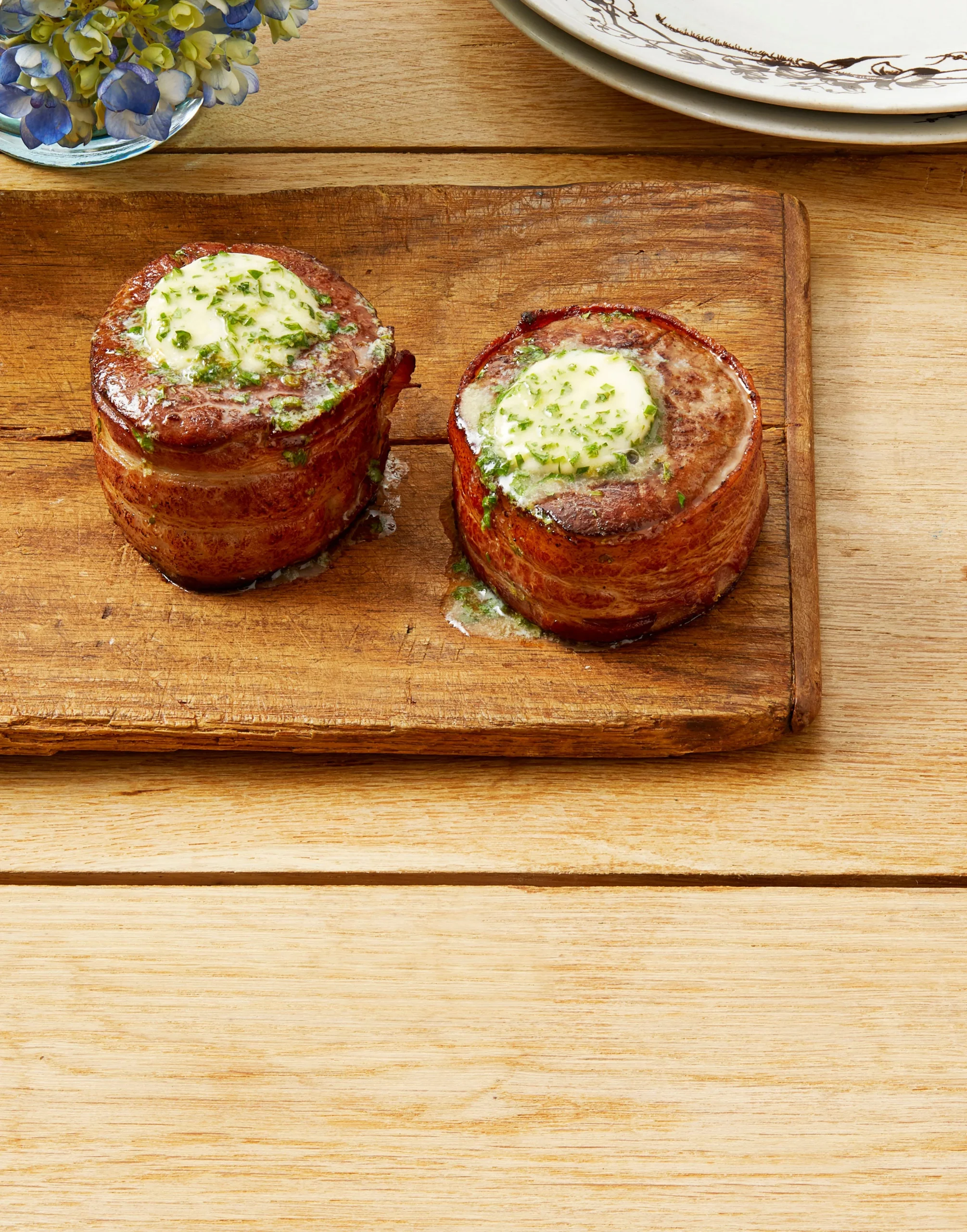 Pioneer Woman Bacon Wrapped Filets With Cowboy Butter