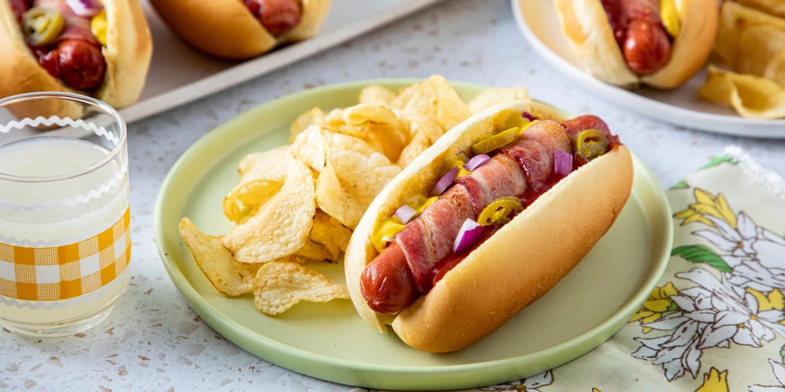 Pioneer Woman Bacon Wrapped Hot Dogs