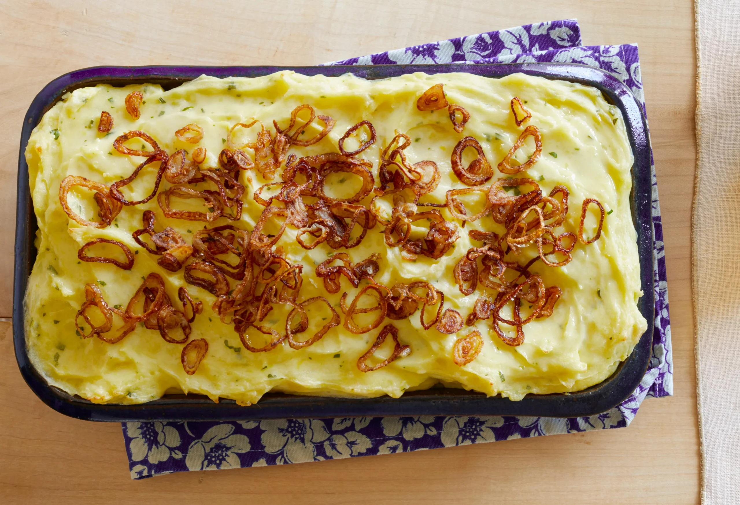 Pioneer Woman Baked Mashed Potatoes with Crispy Shallots